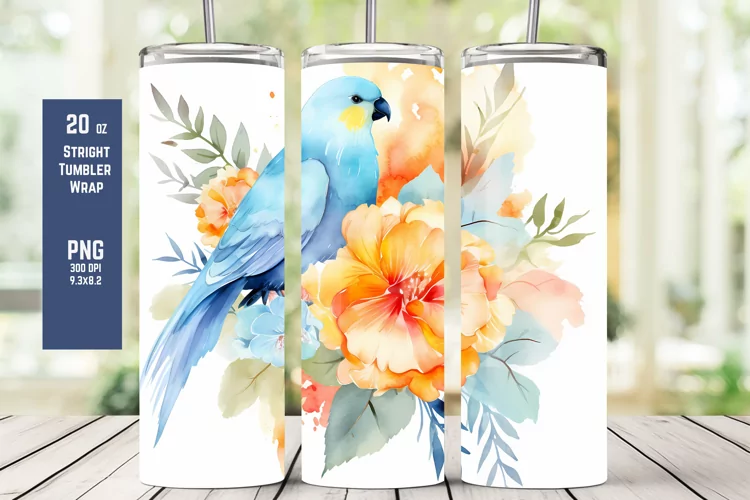 Parrot Bird Wrap for Sublimation T3