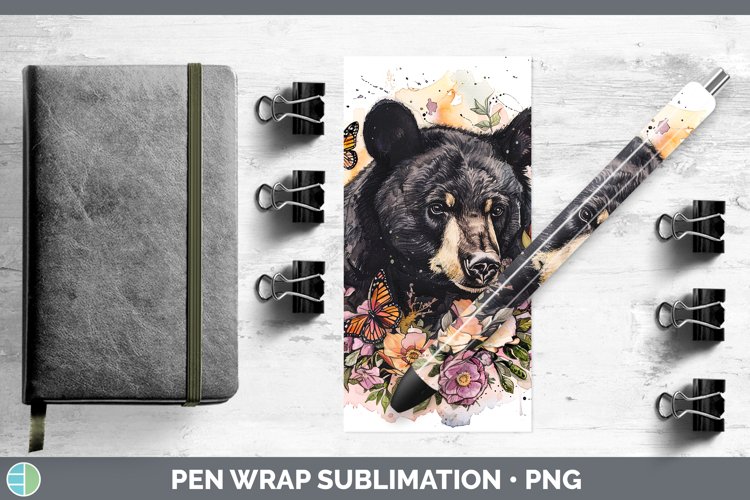 GorgeousWatercolor Pen Wrap design.