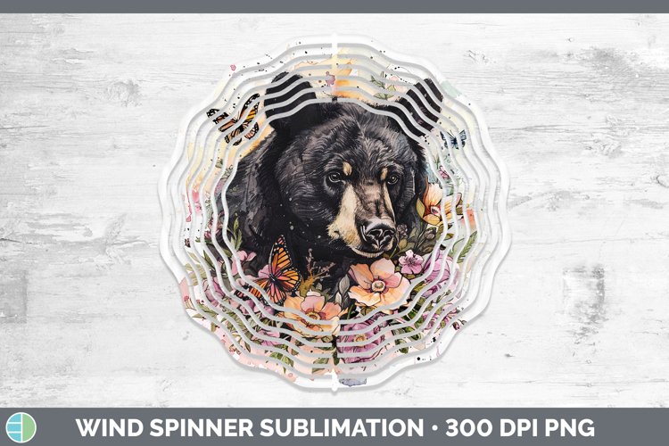 GorgeousWatercolor Wind Spinner design.