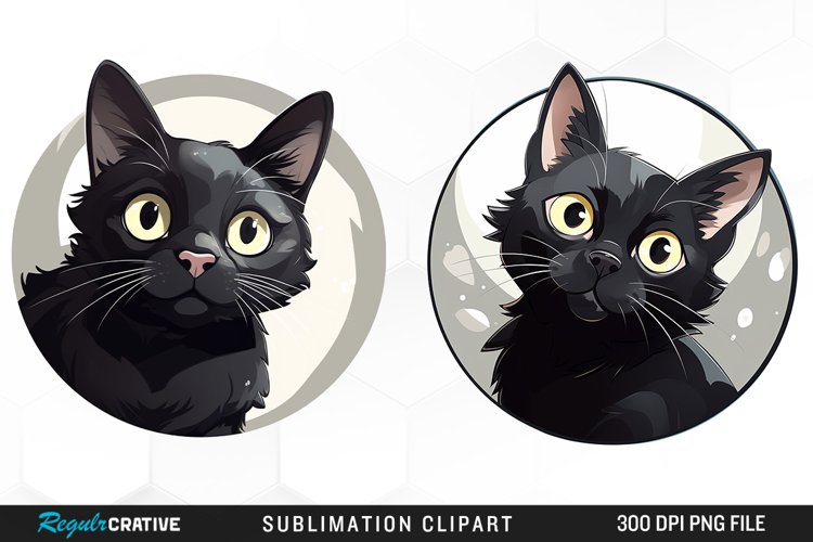 Black Cat Clipart Image 20