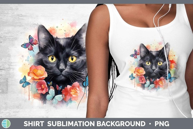 Cat Watercolor Image 9