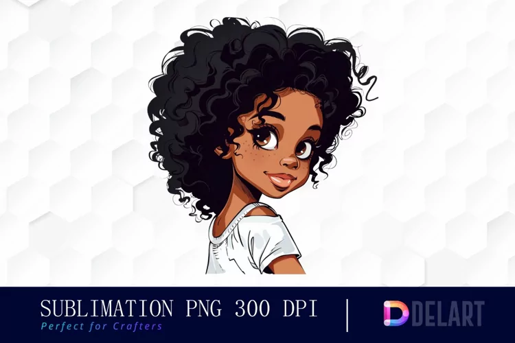 Black Girl Illustration PNG Clipart