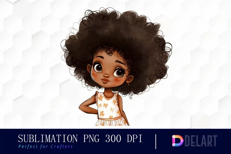 Black Girl Graphics Clipart