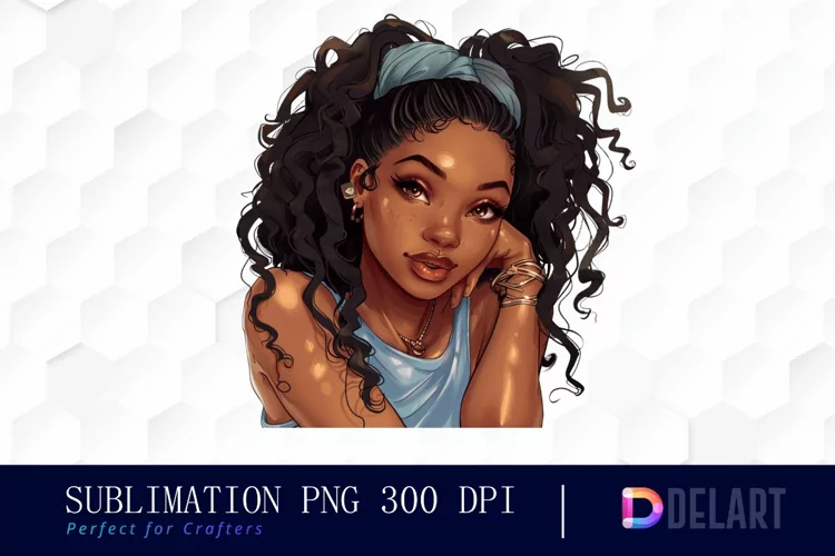 Black Girl Graphics Clipart