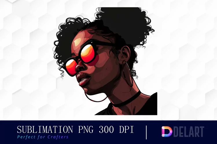 Black Girl Watercolor Clipart