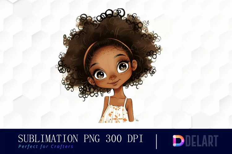 Black Girl Graphics Clipart