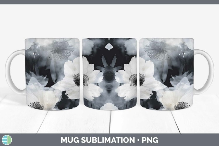 GorgeousWatercolor Mug Wrap design.