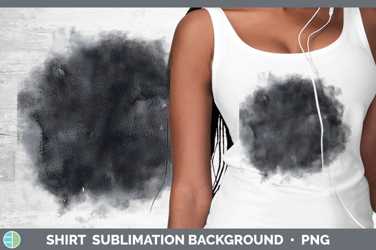 Watercolor Black Shirt Sublimation Sublimation Background De