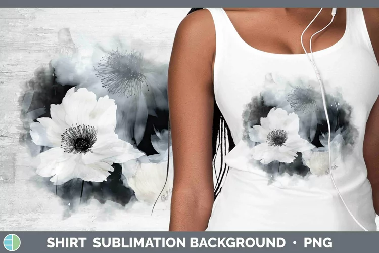 Watercolor Black Shirt Sublimation Sublimation Background De