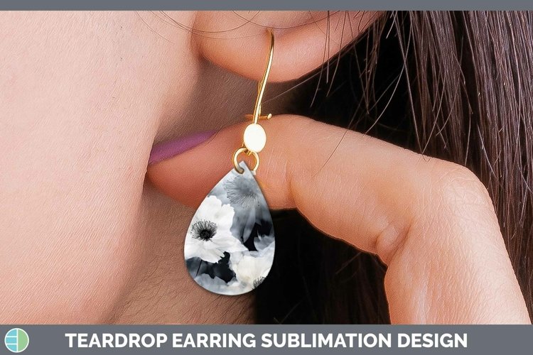 GorgeousWatercolor Teardrop Earrings design.