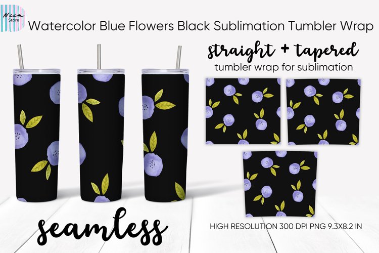 Blue Flowers Clipart Image 13