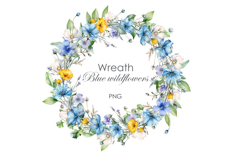 Floral Wreath Clipart Image 3