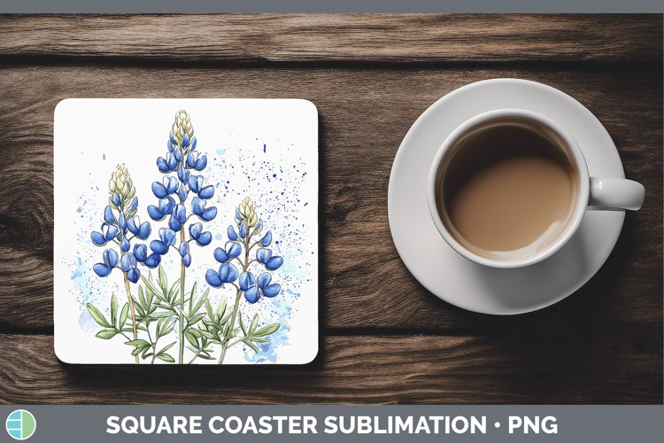 GorgeousWatercolor Square Coaster design.