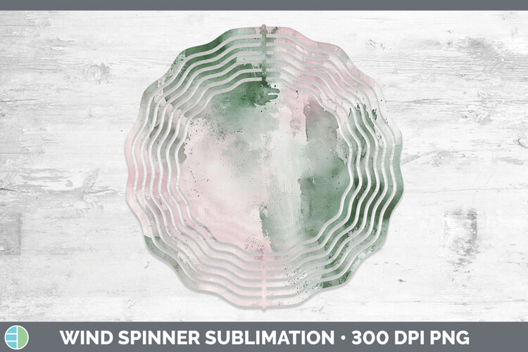 GorgeousWatercolor Wind Spinner design.