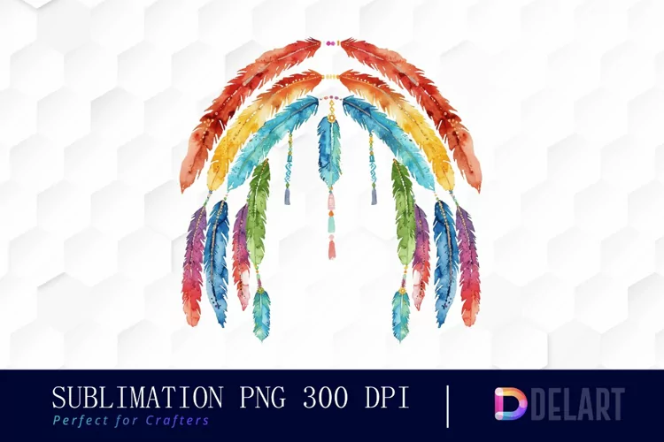 Boho Rainbow Art Clipart
