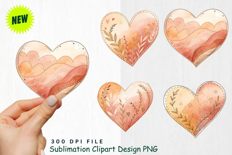 Watercolor Boho Woodland Animals Clipart