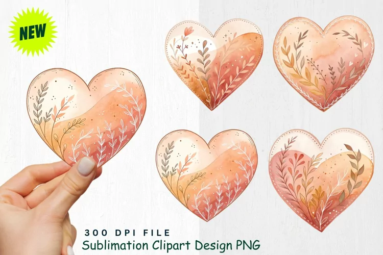 Watercolor Boho Woodland Animals Clipart