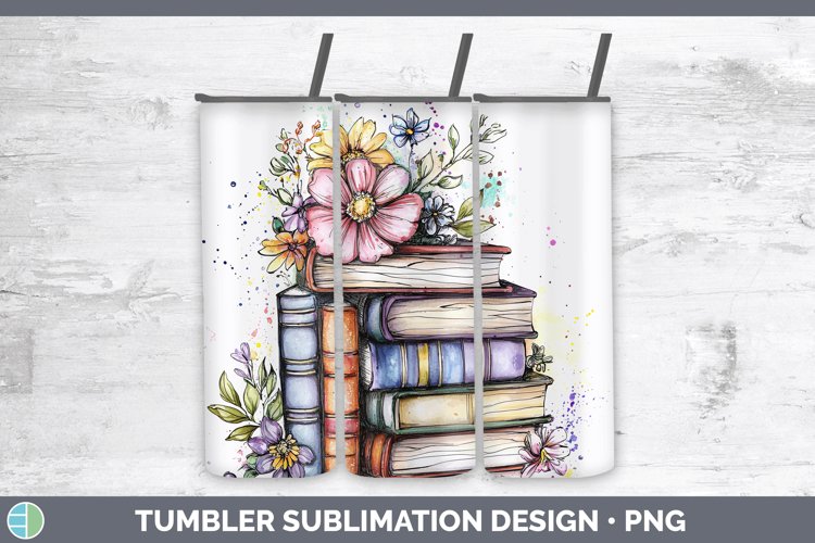 Watercolor Book Clipart Image 12