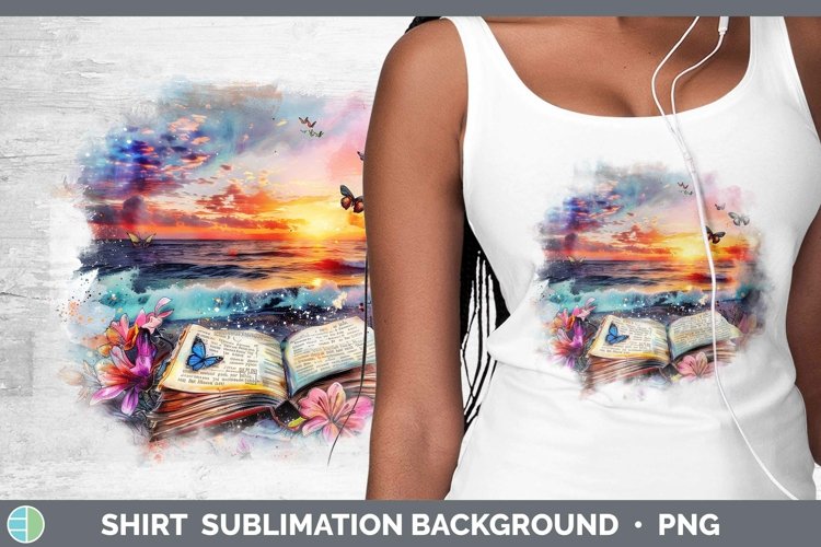 Beach Background Clipart Image 18