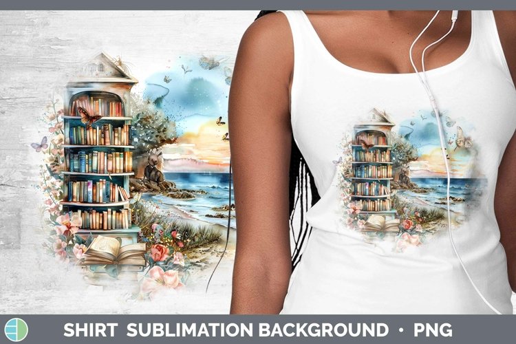 Beach Background Clipart Image 21