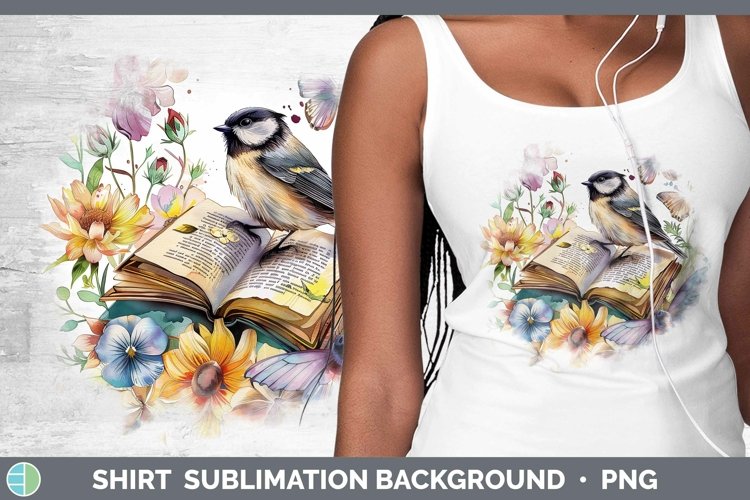 Watercolor Book Clipart Image 6