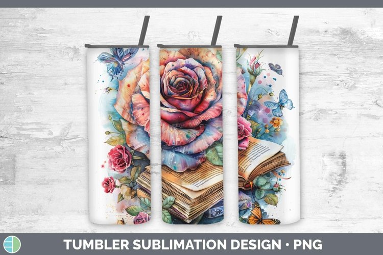 Watercolor Book Clipart Image 24