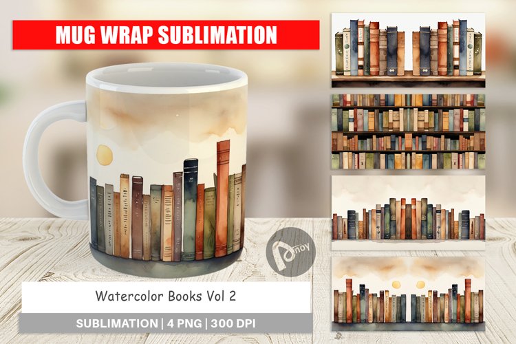 Watercolor Book Clipart