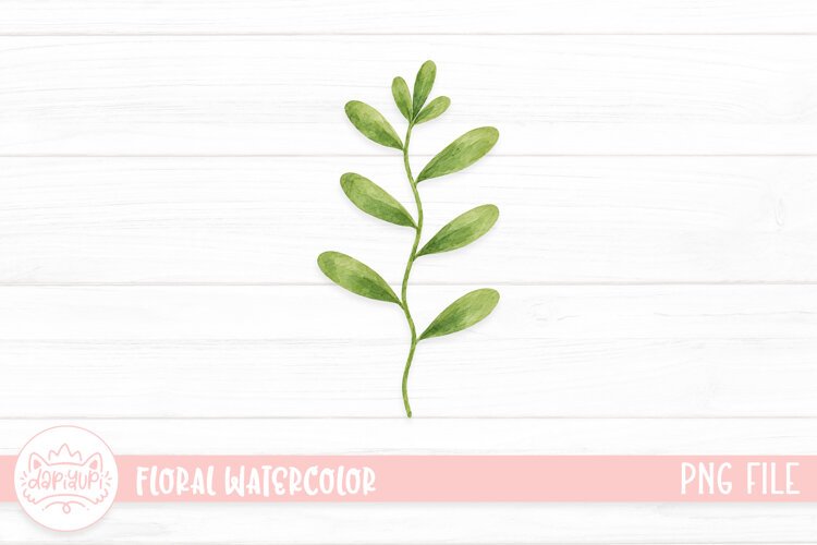 Botanical Watercolor Illustration, Floral Watercolor Design example image 1
