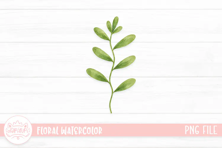 Botanical Watercolor Illustration, Floral Watercolor Design