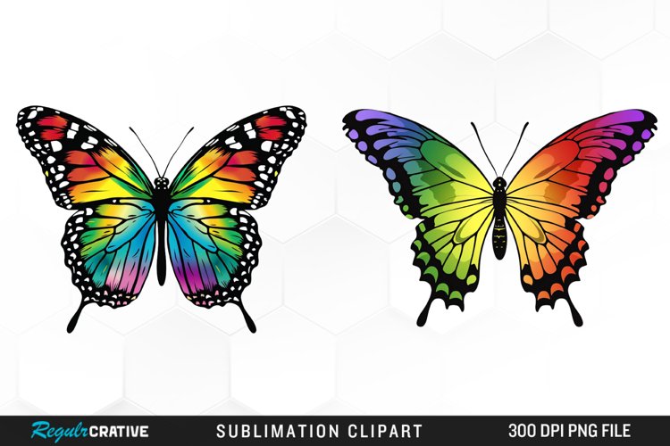 Watercolor Butterfly Clipart Image 5