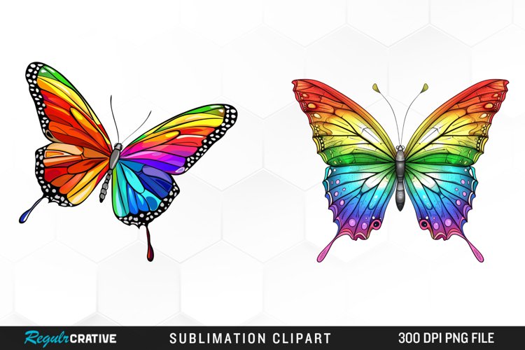Watercolor Butterfly Clipart