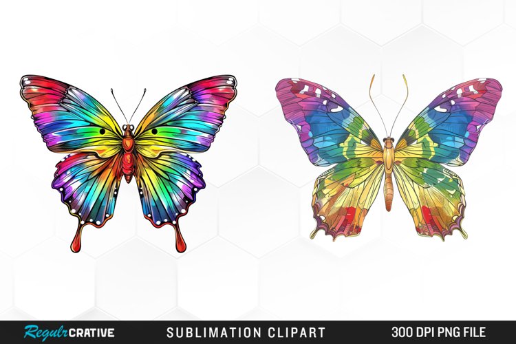 Watercolor Butterfly Clipart Image 9