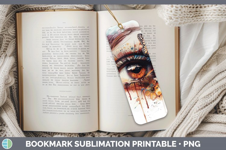 GorgeousWatercolor Bookmark design.