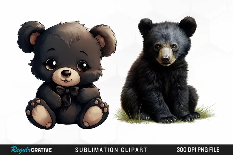 Watercolor Teddy Bear clipart
