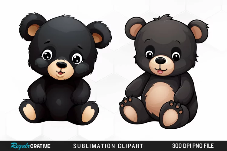 Watercolor Teddy Bear clipart