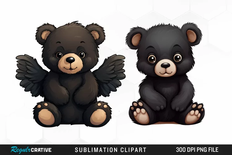 Watercolor Teddy Bear clipart
