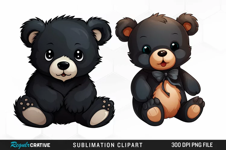 Watercolor Teddy Bear clipart