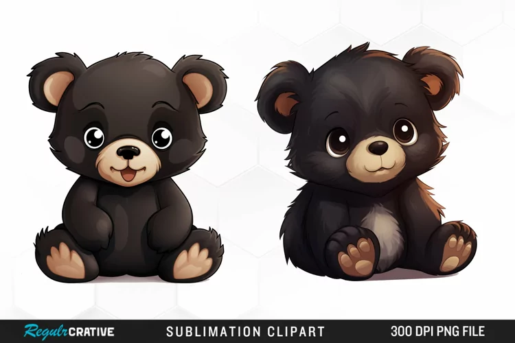 Watercolor Teddy Bear clipart