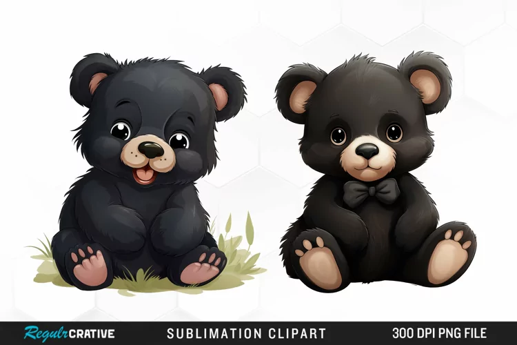 Watercolor Teddy Bear clipart