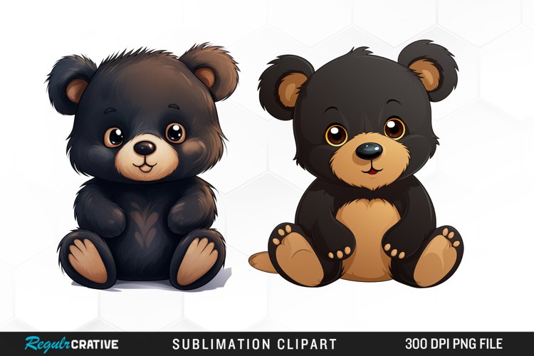 Watercolor Teddy Bear clipart