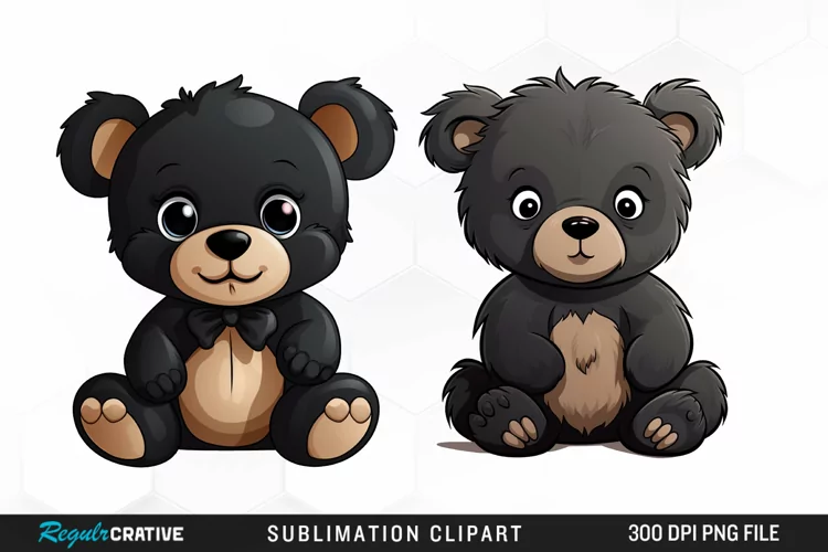 Watercolor Teddy Bear clipart