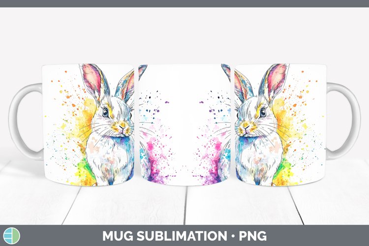 GorgeousWatercolor Mug Wrap design.