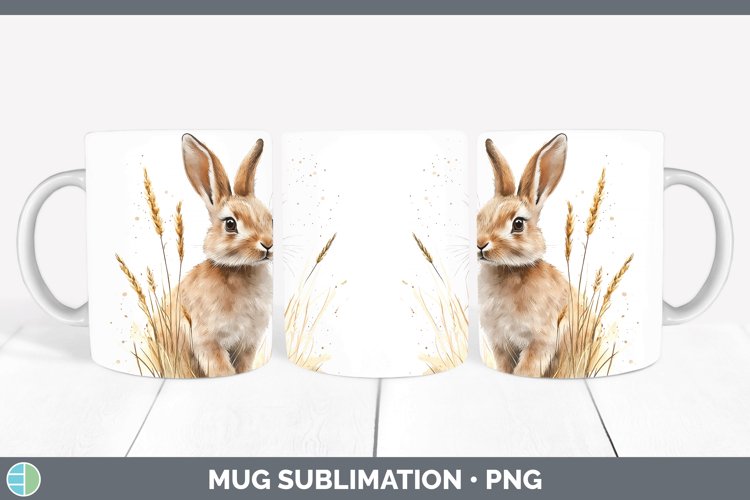 GorgeousWatercolor Mug Wrap design.