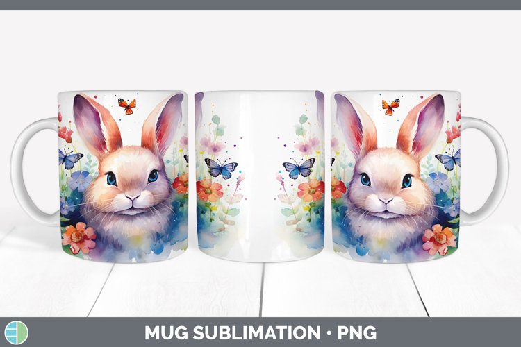 GorgeousWatercolor Mug Wrap design.