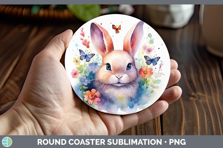GorgeousWatercolor Round Coaster design.