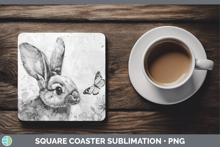 GorgeousWatercolor Square Coaster design.