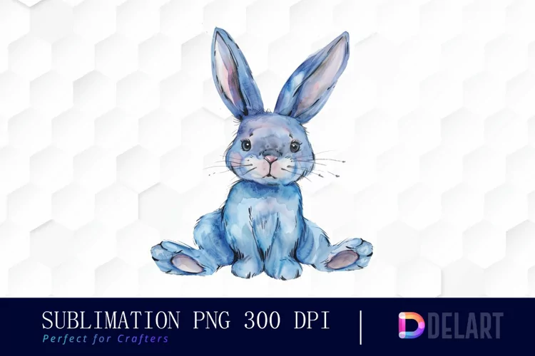 Bunny With Star Graphics Clipart