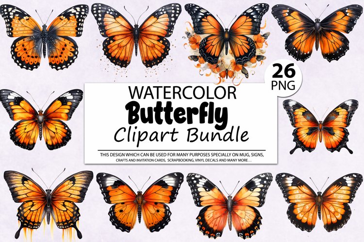 Pink Butterfly Clipart Image 2