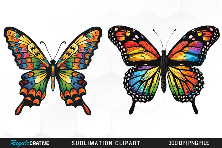 Pink Butterfly Clipart Image 15