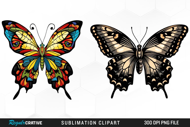 Pink Butterfly Clipart Image 12